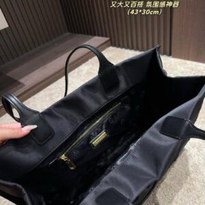 black Tory Burch Ella tote bag