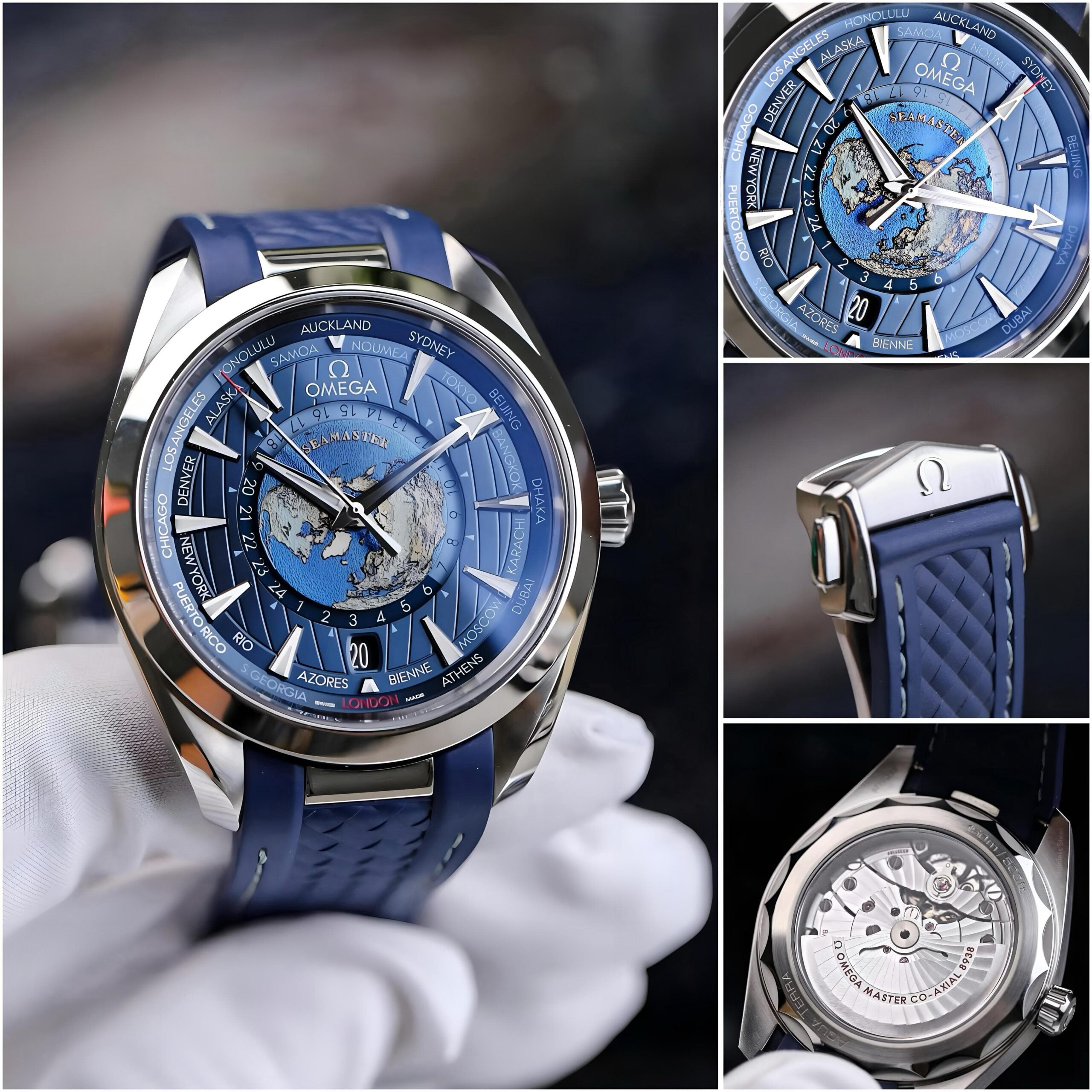 Omega Seamaster Aqua Terra Blue Japanese Automatic Mens Watch - Image 2