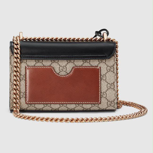 Gucci Small GG Supreme Padlock Shoulder Bag - Image 2