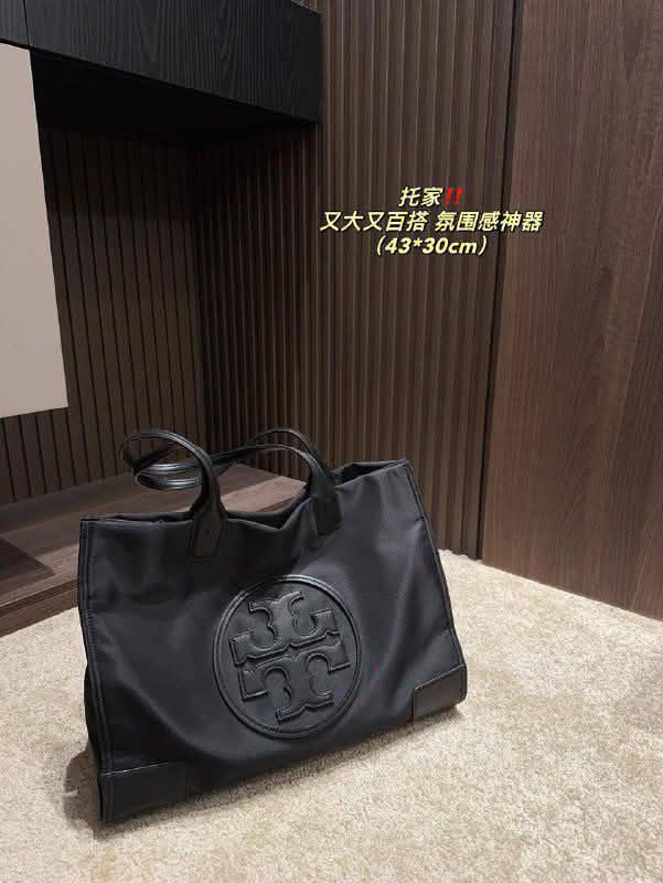 black Tory Burch Ella tote bag - Image 3