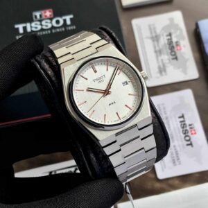 Tissot PRX Stainless Steel White Dial Japanese Mens Watch