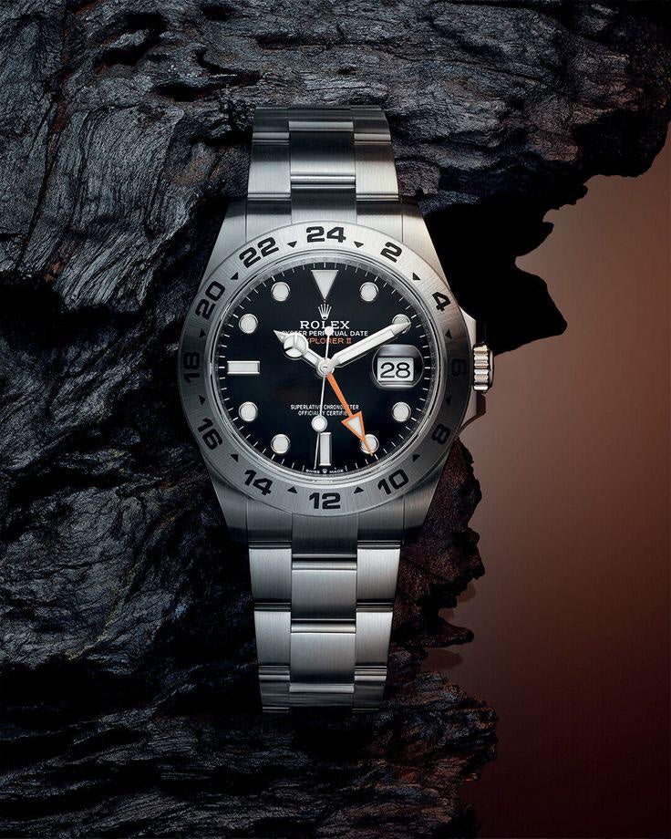 Rolex Explorer || Premiums Automatic Stainless Steel Black Dial Mens Watch - Image 7