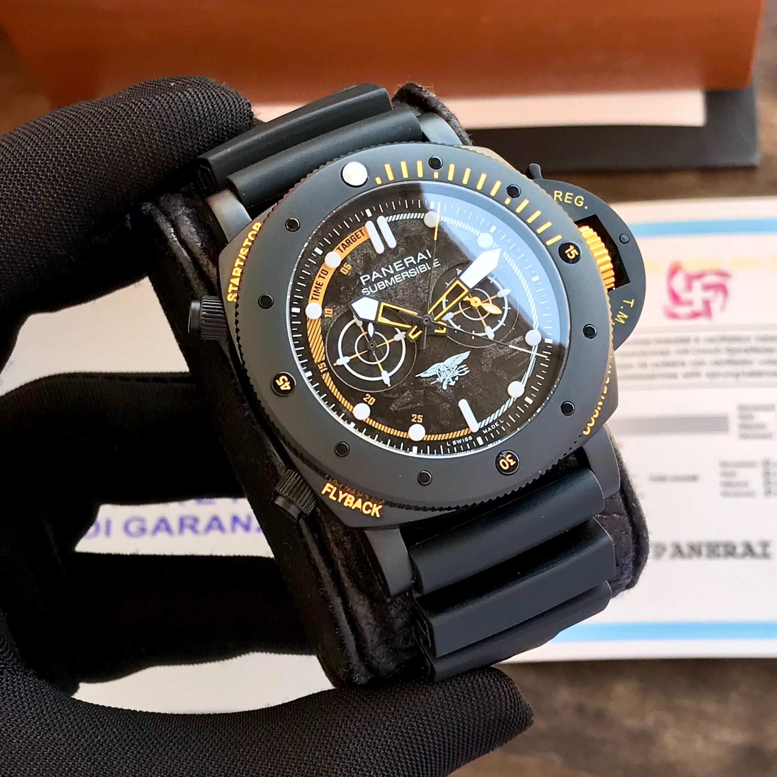 Luminor Panerai Navy Seals Chronograph Automatic Mens Watch - Image 3