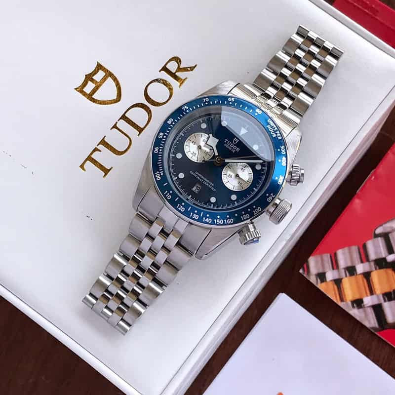 Tudor Black Bay Chrono Blue Dial Boutique Edition men's Watch . - Image 2