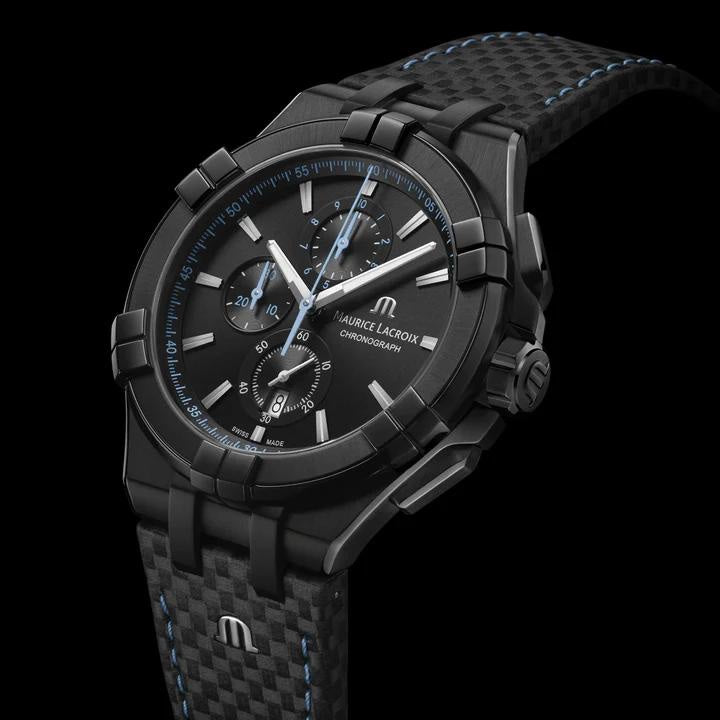 Maurice Lacroix Aikon Quartz Chronograph Black PVD Limited Edition Watch - Image 8