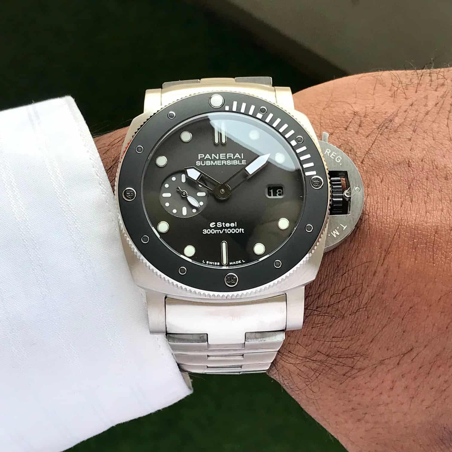 Luminor Panerai Submersible Stainless eSteel Automatic Premium Quality For Men's Watch - Image 4