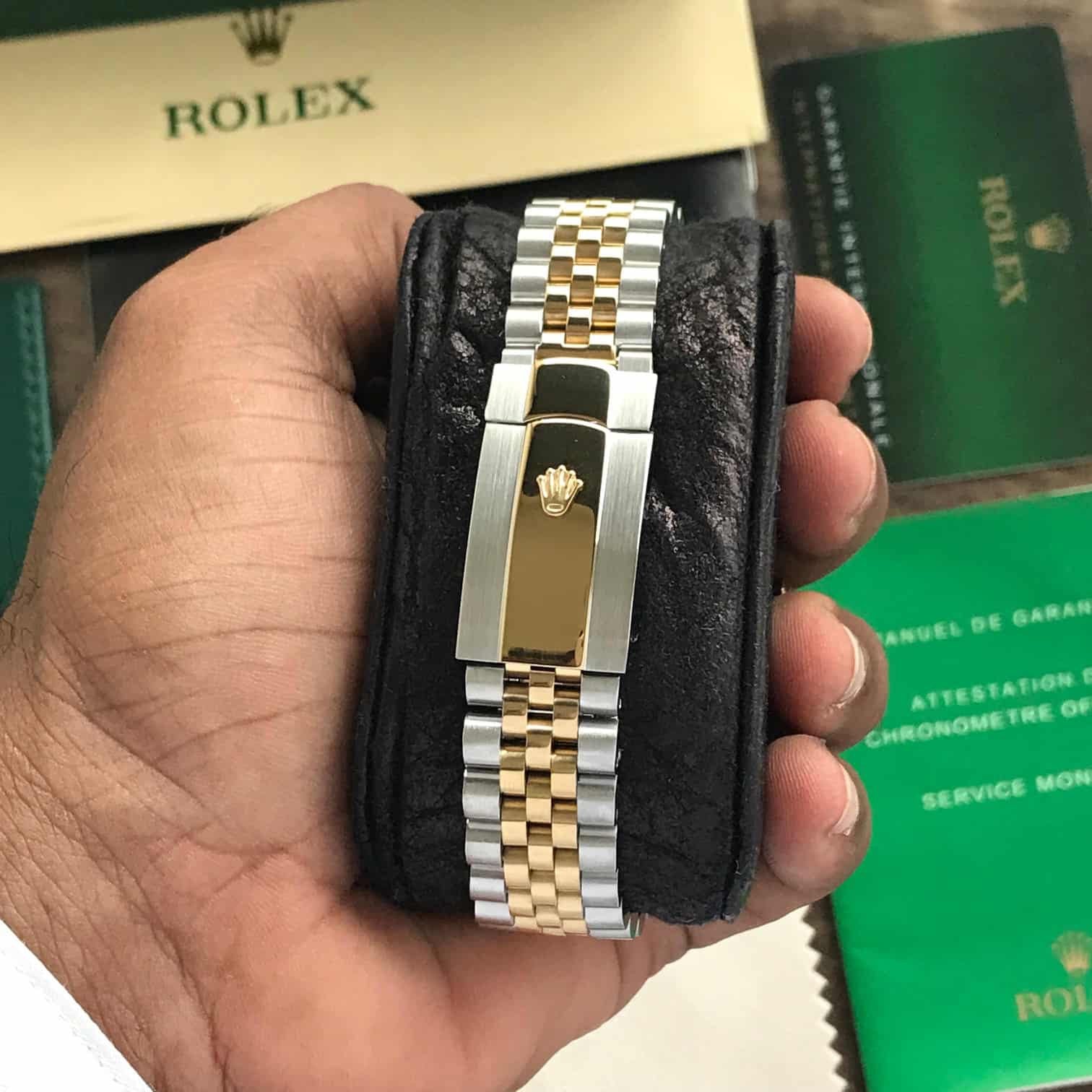 Rolex Date Just 41 Two Tone Automatic Mens Watch - Image 3
