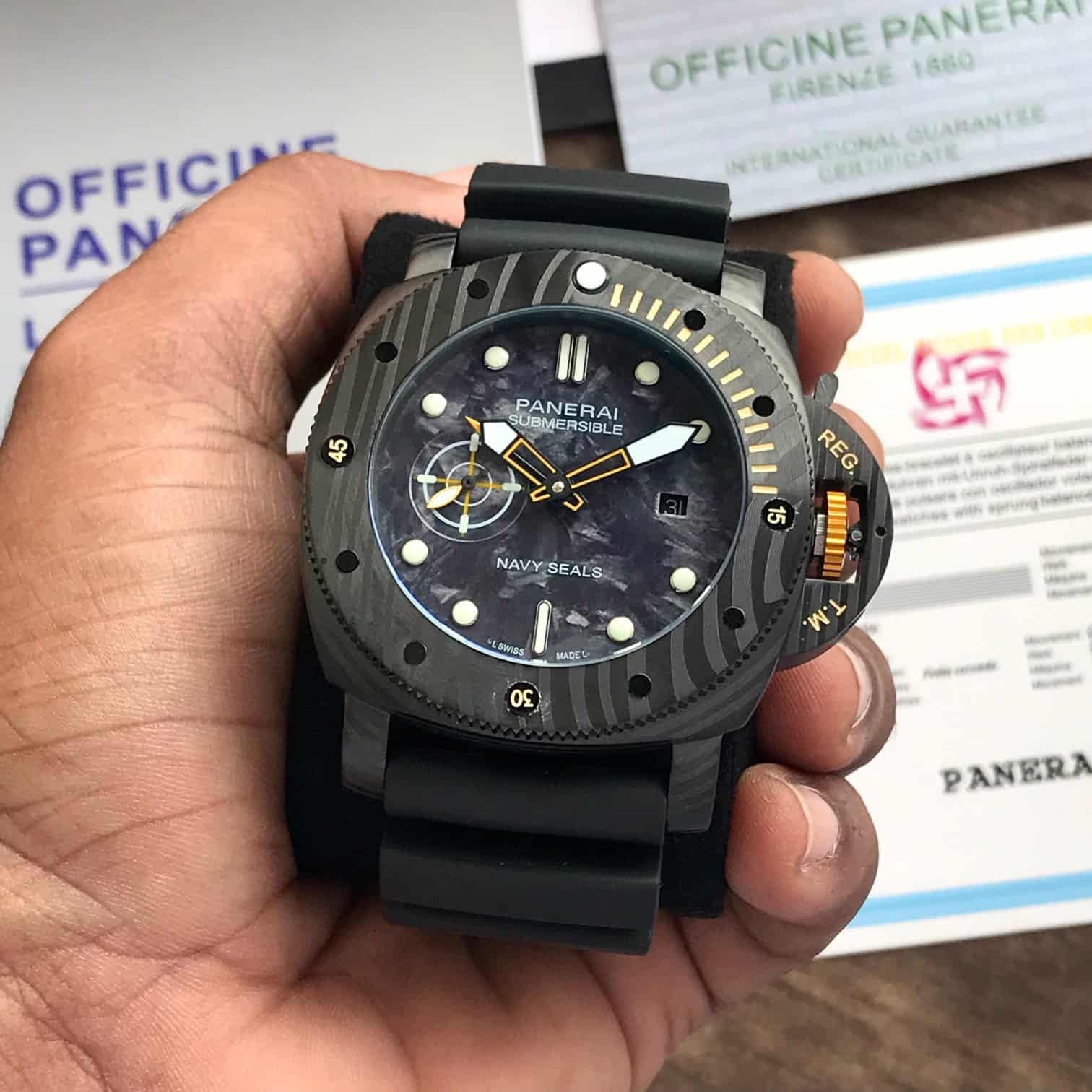 Luminor Panerai The Navy Seals Swiss Made Automatic Mens Watch - Image 2