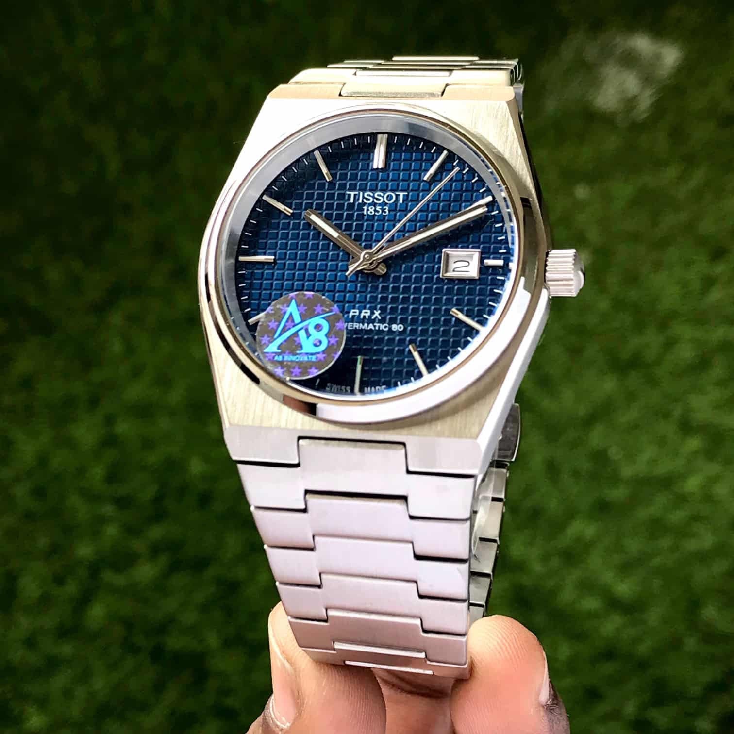 Tissot PRX Powermatic Japanese Stainless Steel Blue Dial Men's Watch