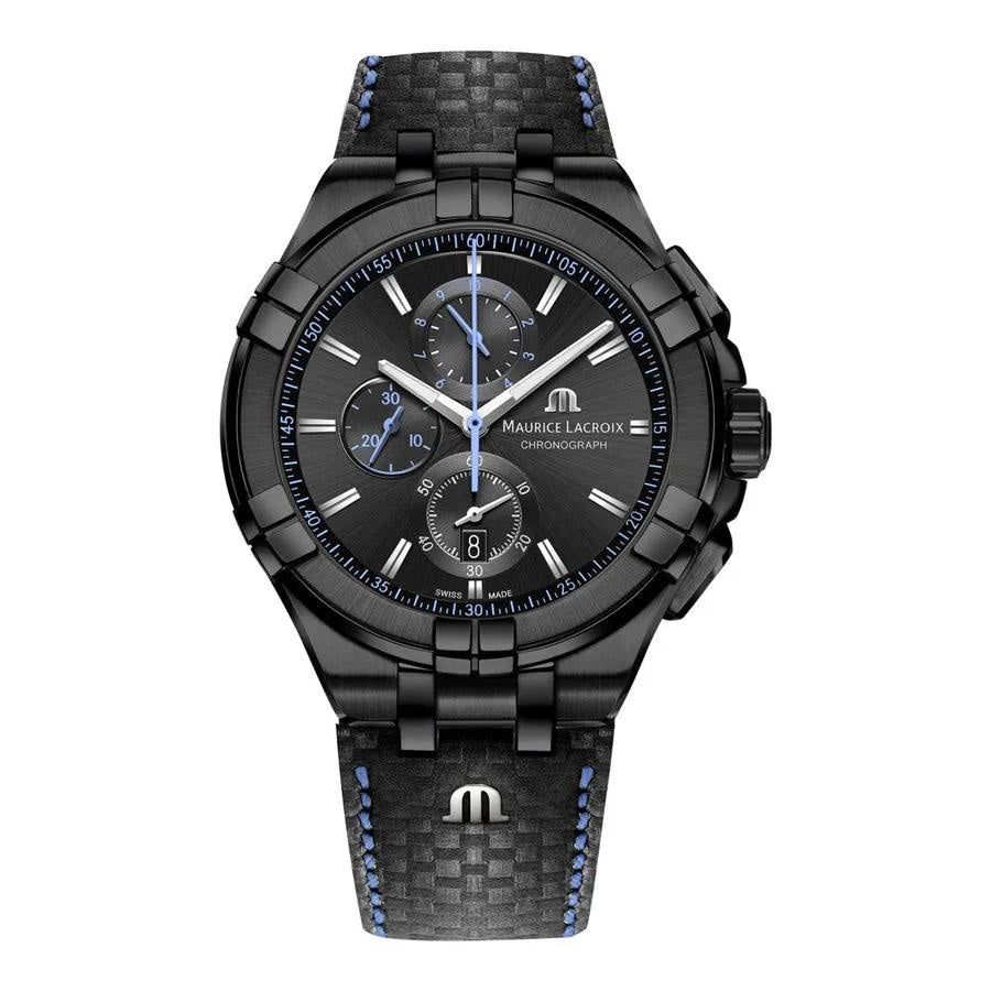 Maurice Lacroix Aikon Quartz Chronograph Black PVD Limited Edition Watch - Image 11