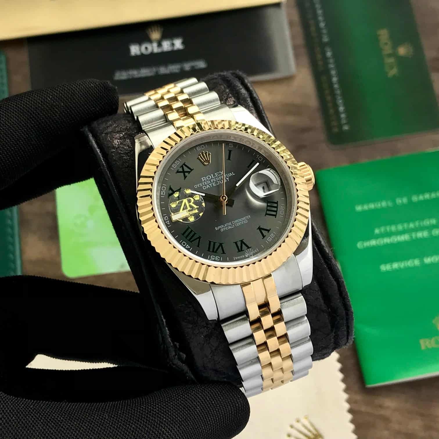Rolex Date Just 41 Two Tone Automatic Mens Watch - Image 2