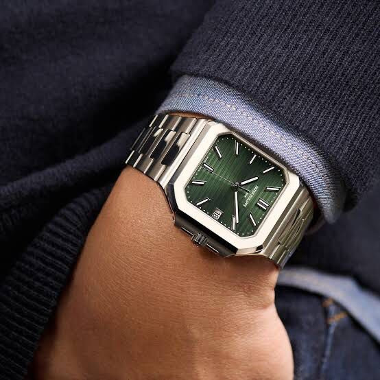 Patek Philippe Cubitus Stainless Steel Olive Green Dial Men's Watch - Image 6