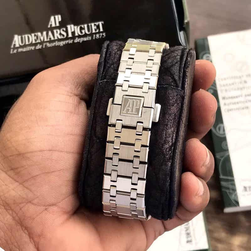Audemars Piguet Royal Oak Offshore Stainless Steel Black Dial Automatic Men's Watch - Image 5