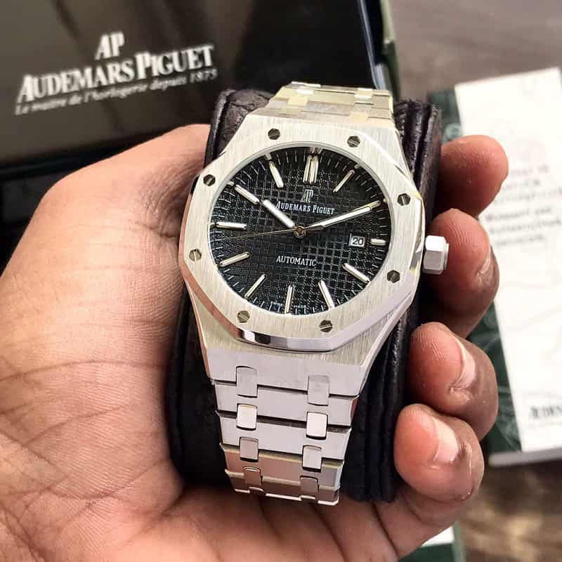 Audemars Piguet Royal Oak Offshore Stainless Steel Black Dial Automatic Men's Watch - Image 3