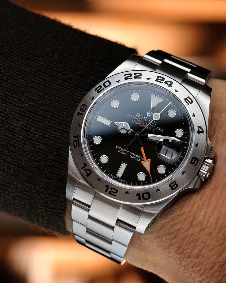 Rolex Explorer || Premiums Automatic Stainless Steel Black Dial Mens Watch - Image 3