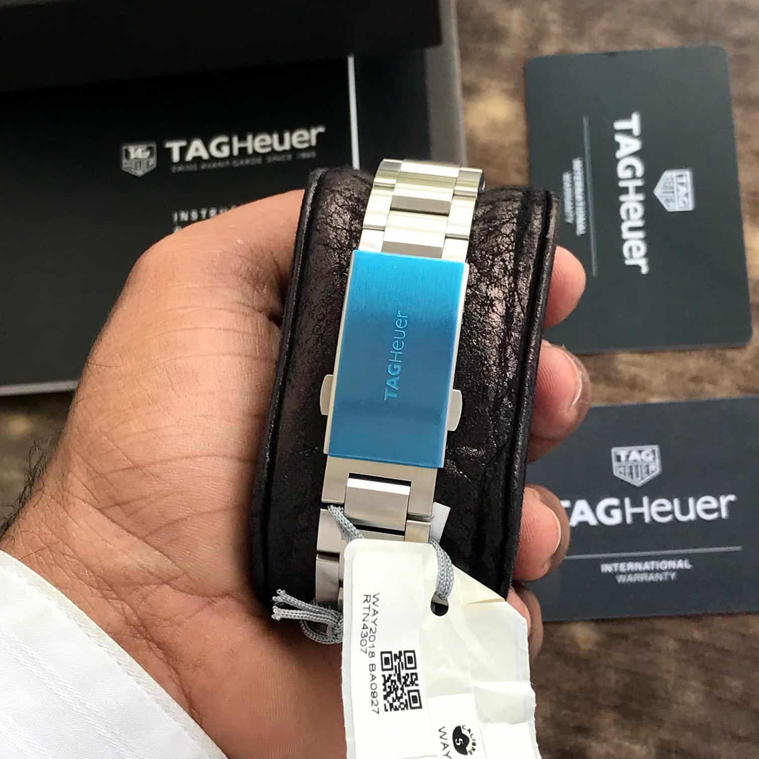 Tag Heuer Aquaracer Calibre 5 Blue Dial Automatic Authentic Quality Men's Watch - Image 6