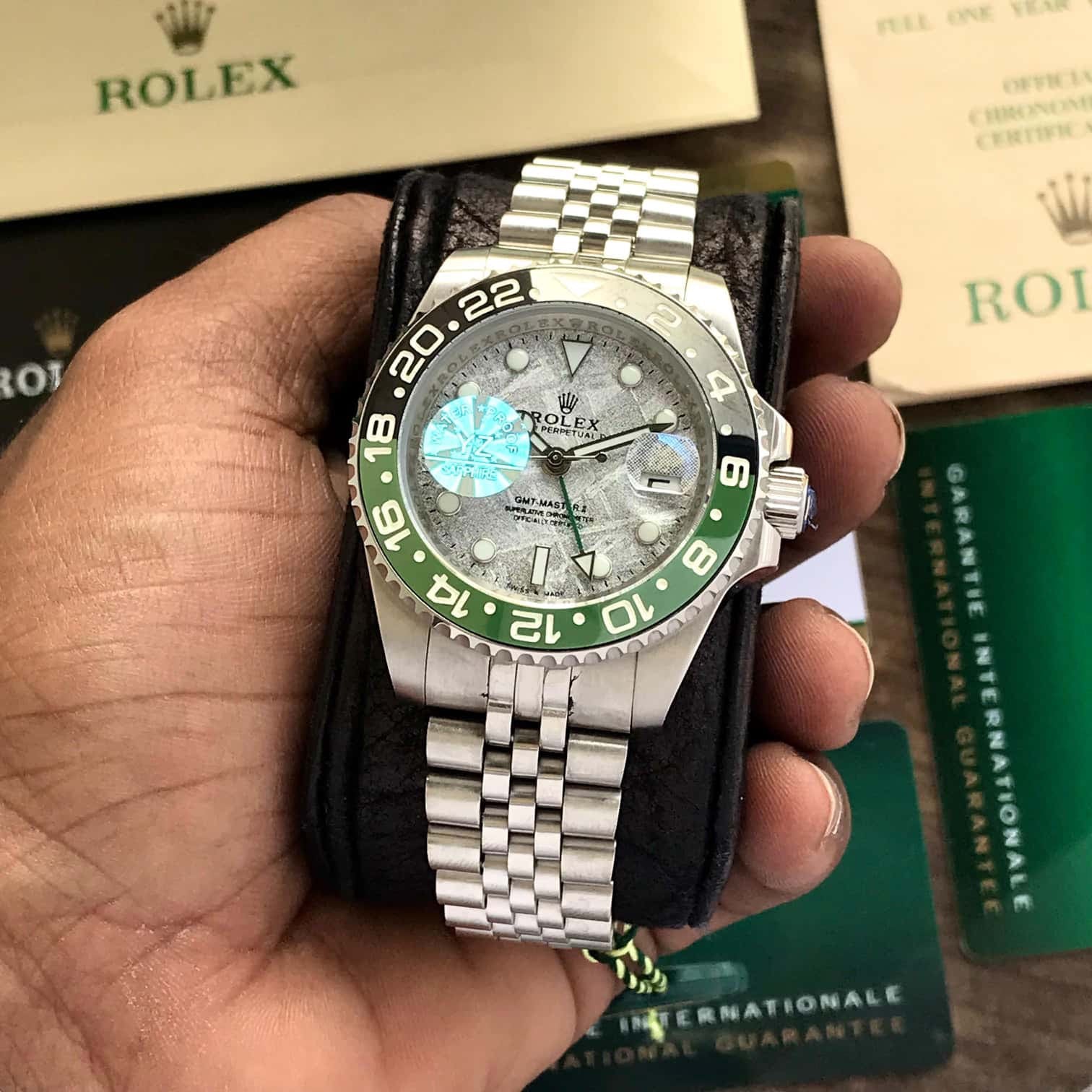 Rolex Date Just 41 Stainless Steel Swiss Automatic Jubli Chain Belt Mens Watch - Image 3
