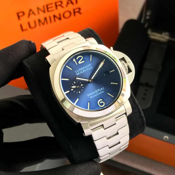 Panerai Luminor Marina Specchio Blu Swiss Automatic Mens Watch - Image 4