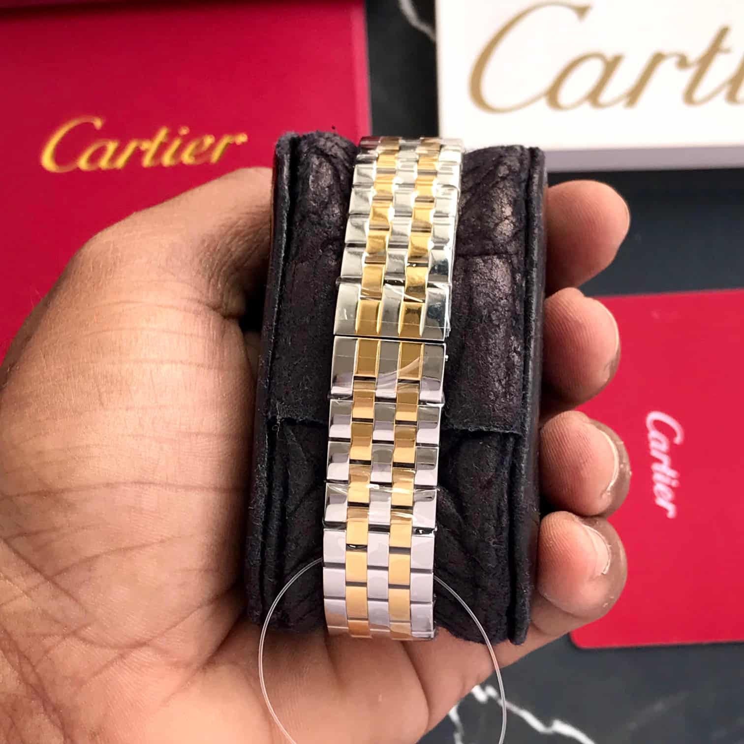 Cartier Panthere De Cartier Tow Tone Rosegold Premium Women's Watch - Image 3