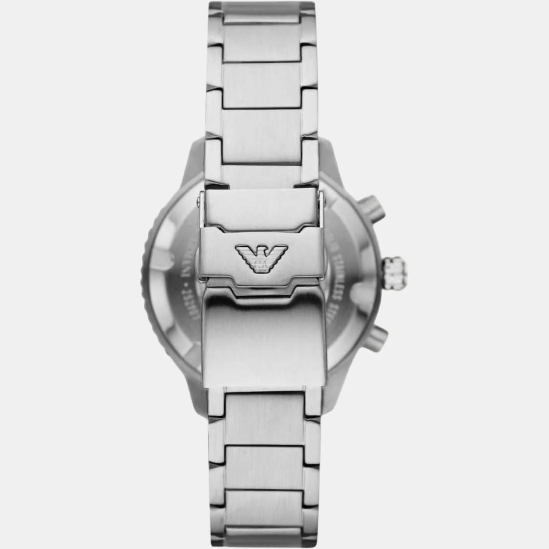Emporio Armani AR11500 Stainless Steel Green Dial Chronograph Mens Watch - Image 4
