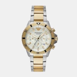 Emporio Armani AR11606 Yellow Gold Dial Chronograph Quartz Men Watch