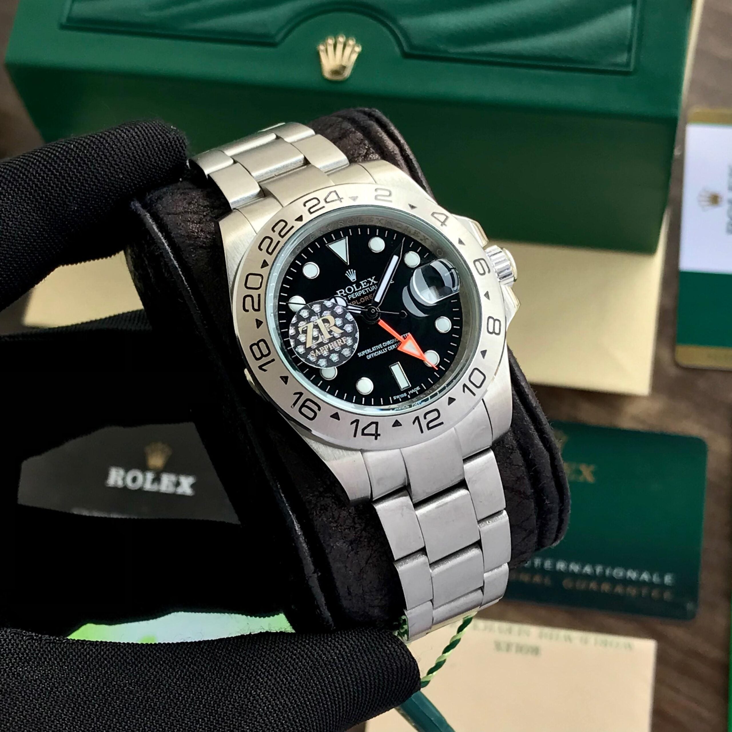 Rolex Explorer || Premiums Automatic Stainless Steel Black Dial Mens Watch - Image 3