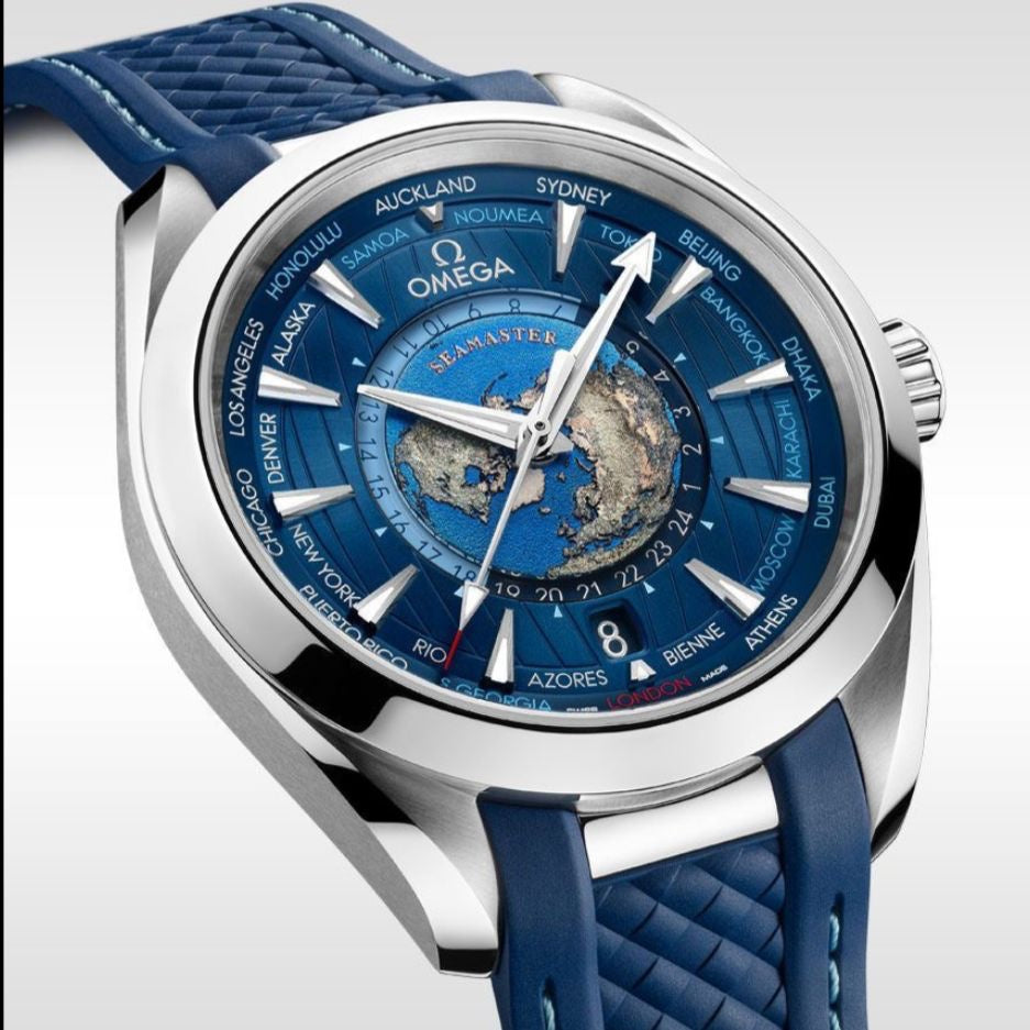Omega Seamaster Aqua Terra Blue Japanese Automatic Mens Watch - Image 5