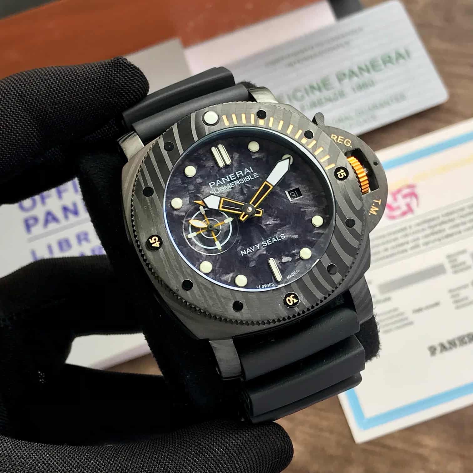 Luminor Panerai The Navy Seals Swiss Made Automatic Mens Watch