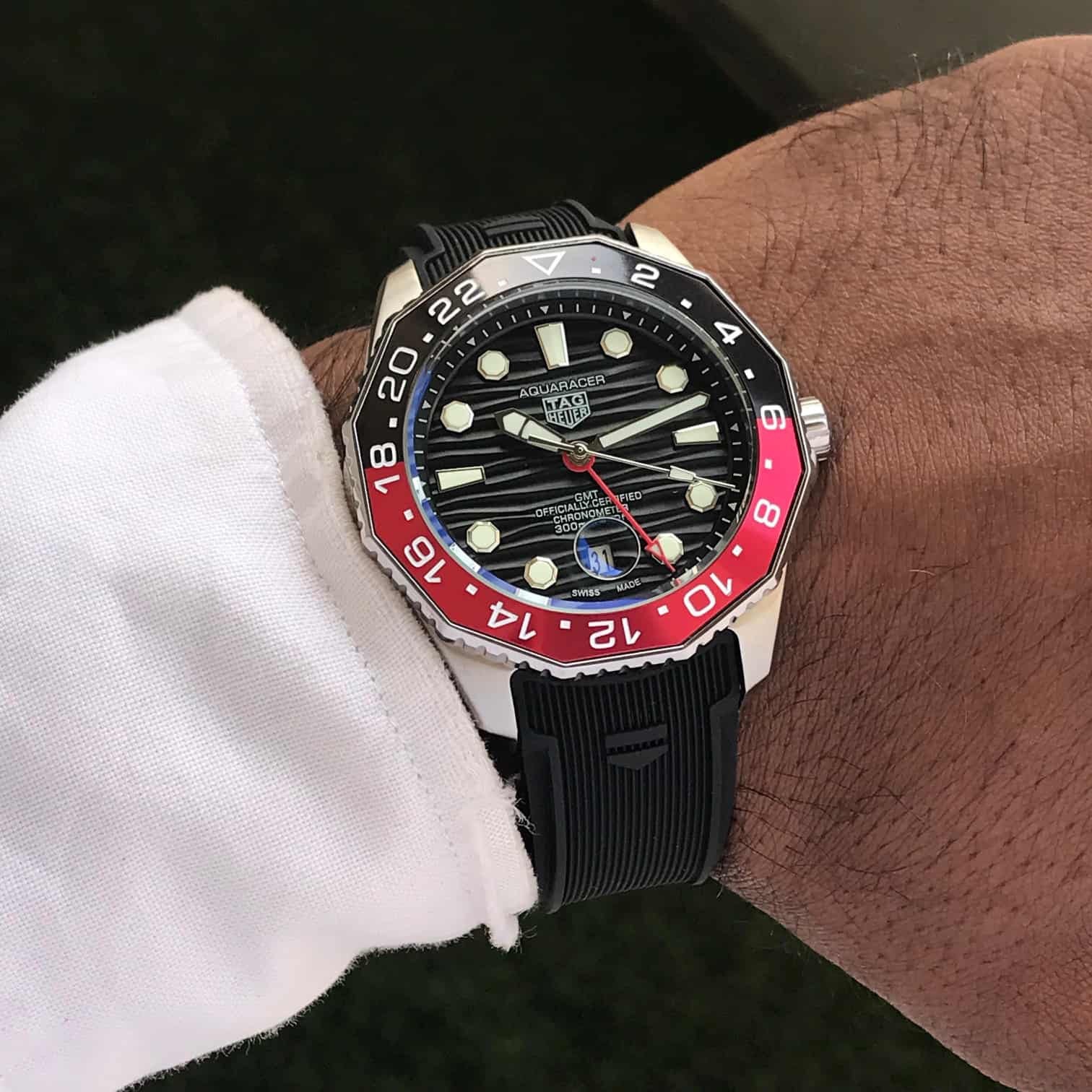 Tag Heuer Aquaracer GMT Japanese Automatic Machinery Men's Watch - Image 4
