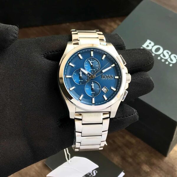 Hugo Boss 1513885 Originals Stainless Steel Blue Dial Mens Watch - Image 5