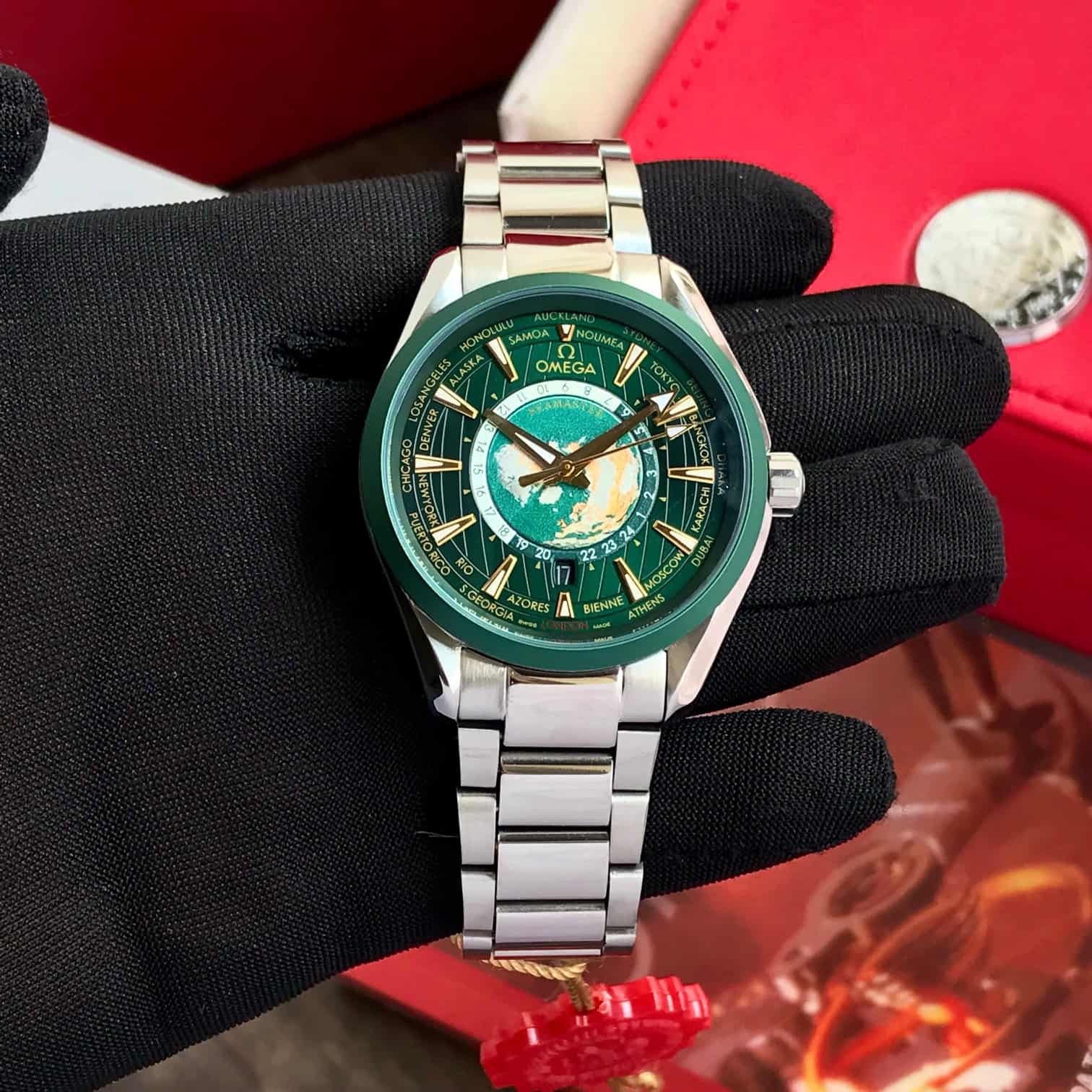 OMEGA Aqua Terra Co-Axial Chronometer WORLDTIMER - Image 6