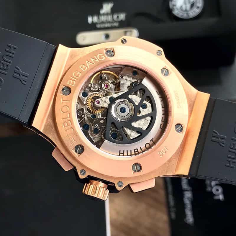 Hublot Big Bang Rosegold Black Automatic Mens Watch - Image 2