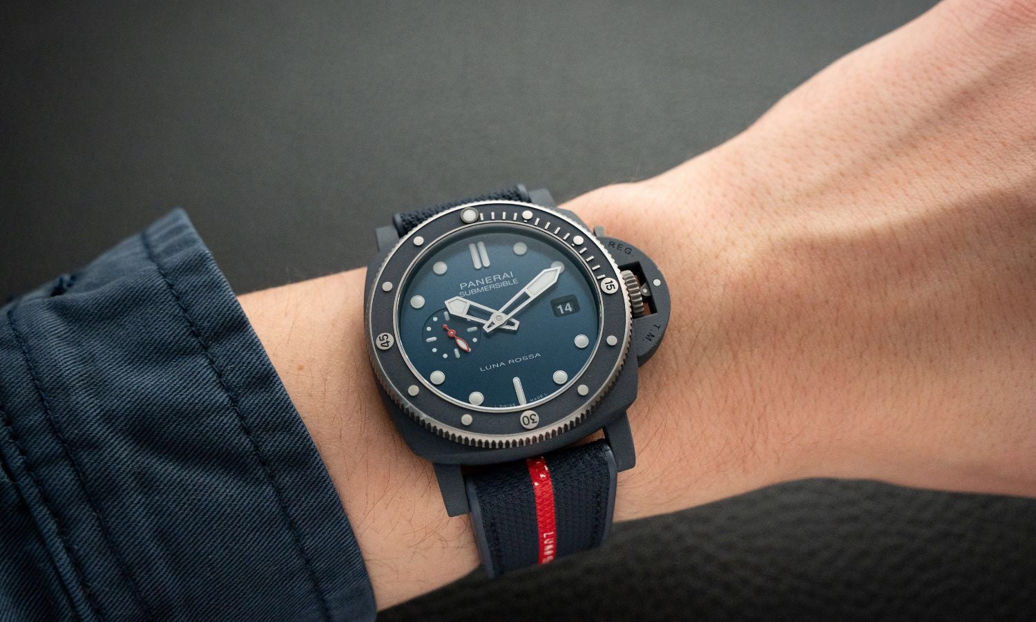 Panerai Submersible 44mm Automatic Quarantaquattro Luna Rossa men's Watch - Image 3