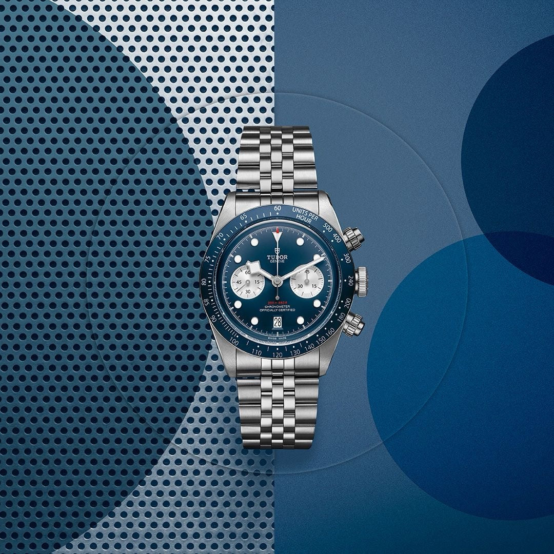 Tudor Black Bay Chrono Blue Dial Boutique Edition men's Watch . - Image 5