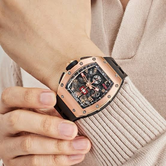 Richard Mille RM011-FM RoseGold Black Dial Swiss Automatic Premium Mens Watch - Image 2