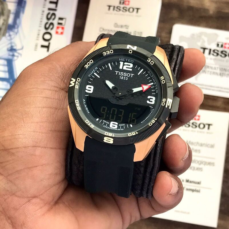 Tissot T-Touch Expert Solar Special Edition Watch, 45mm Japanese Mens Watch - Image 2
