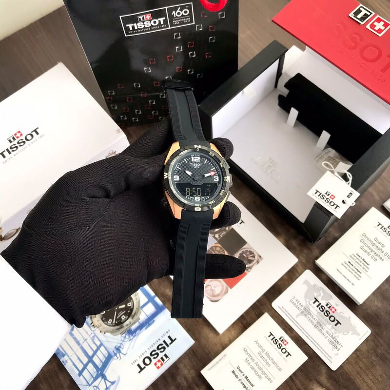 Tissot T-Touch Expert Solar Special Edition Watch, 45mm Japanese Mens Watch - Image 4
