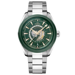 Omega Aqua Terra 150M Co-Axial Master Chronometer GMT Worldtimer 43 mm Mens Watch