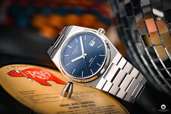Tissot PRX Powermatic Japanese Stainless Steel Blue Dial Men's Watch - Image 3