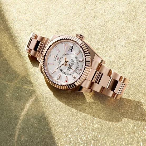 Rolex SkyDweller Rosegold White Dial Automatic Mens Watch - Image 3