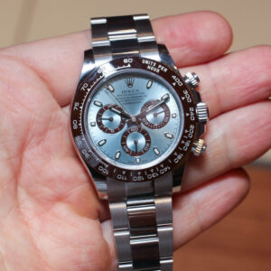 Rolex Daytona Cosmograph Stainless Steel Sky Blue Dial Japanese Master Quality Mens Watch