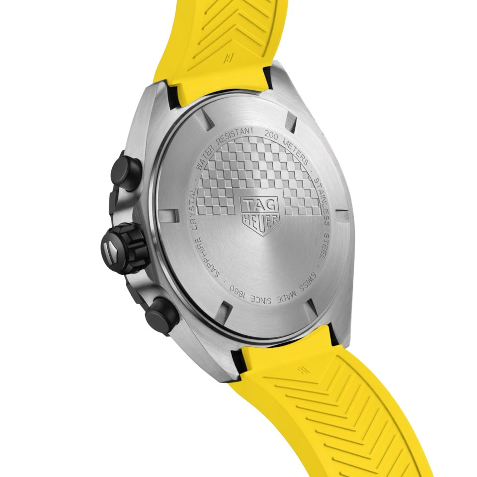 Tag Heuer Formula 1 Yellow Stainless Steel Japanese Quality Quartz Chronograph Master Quality Men's Watch - Image 5