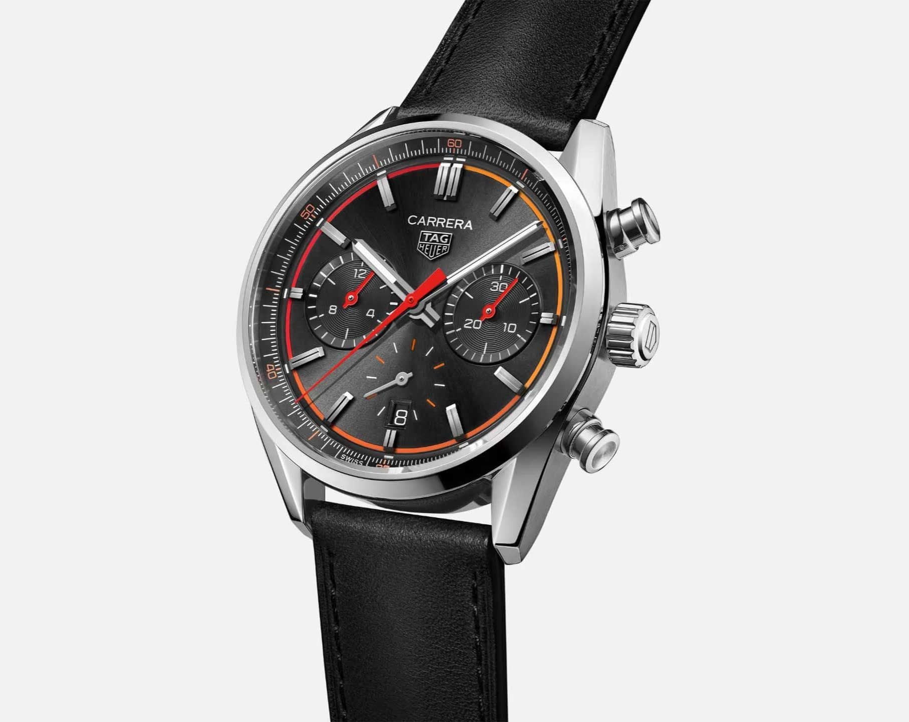 Tag Heuer Carrera Japanese Machinery Black Dial Master Quality Mens Watch - Image 5