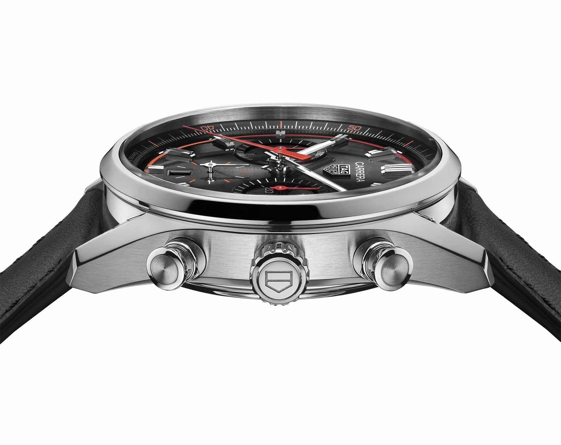 Tag Heuer Carrera Japanese Machinery Black Dial Master Quality Mens Watch - Image 6