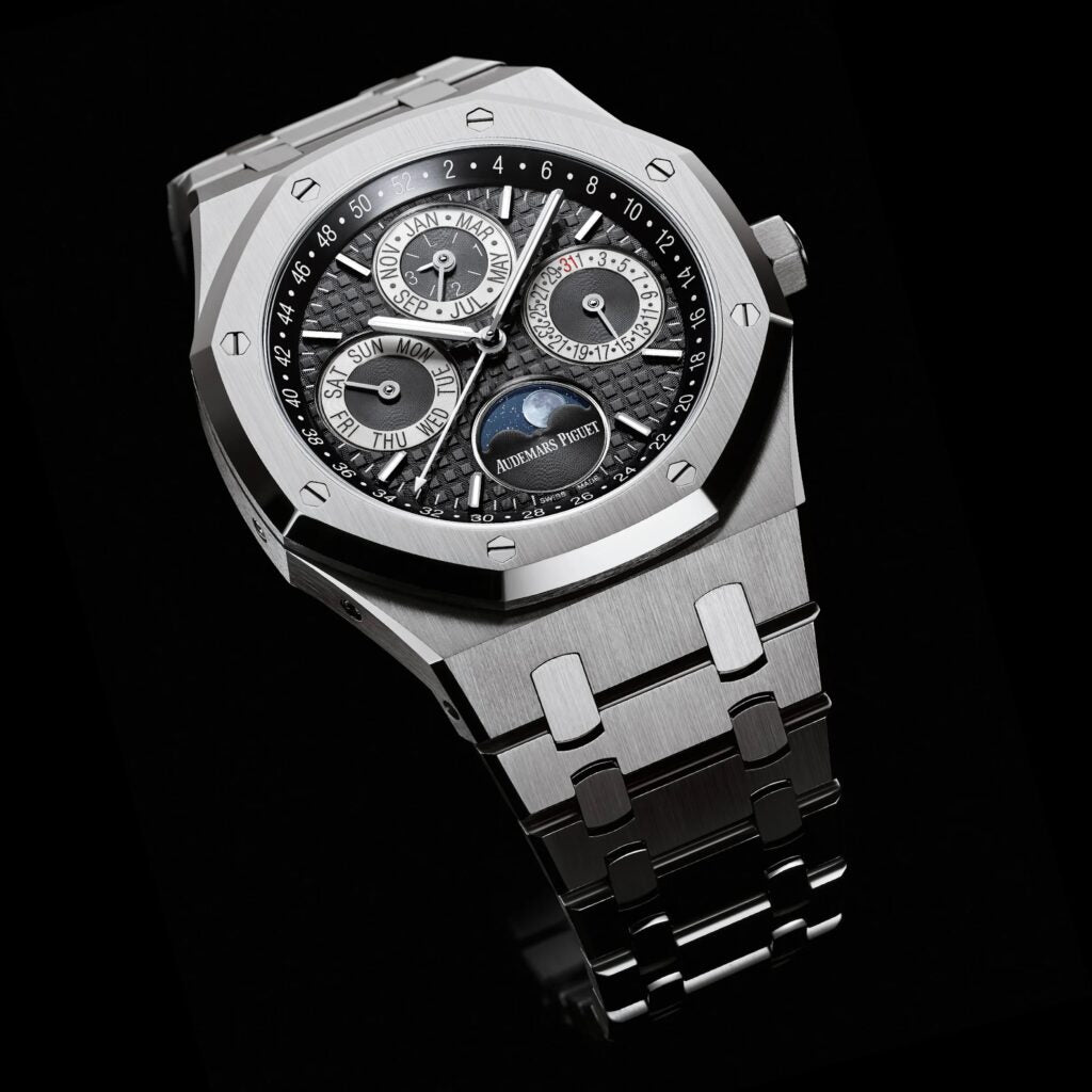 Audemars Piguet Royal Oak Double Balance Wheel Open worked Dial Full Black Automatic Mens Watch - Image 3