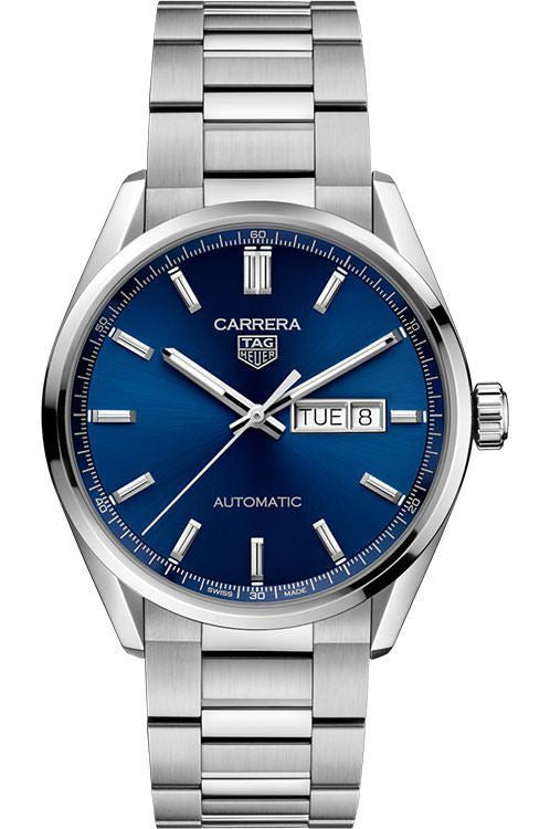 Tag Heuer Calibre 5 Stainless Steel Blue Dial Automatic Master Quality Mens Watch