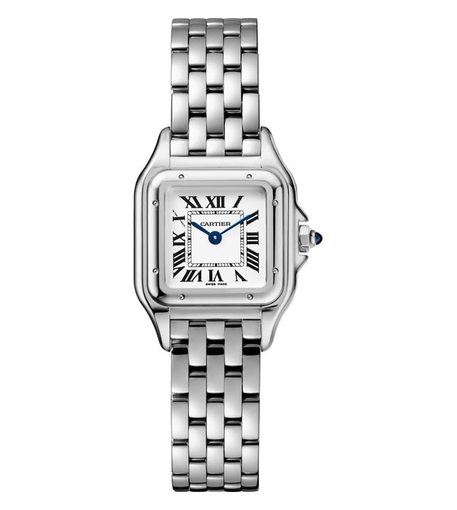 Cartier Panthere De Cartier Silver White Dial Premium Women's Watch