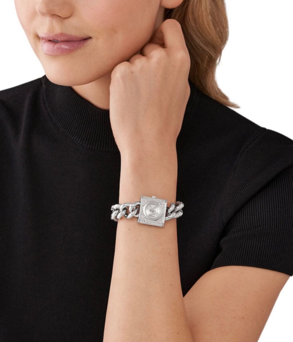 Michael Kors Lennox crystals silver - Image 4