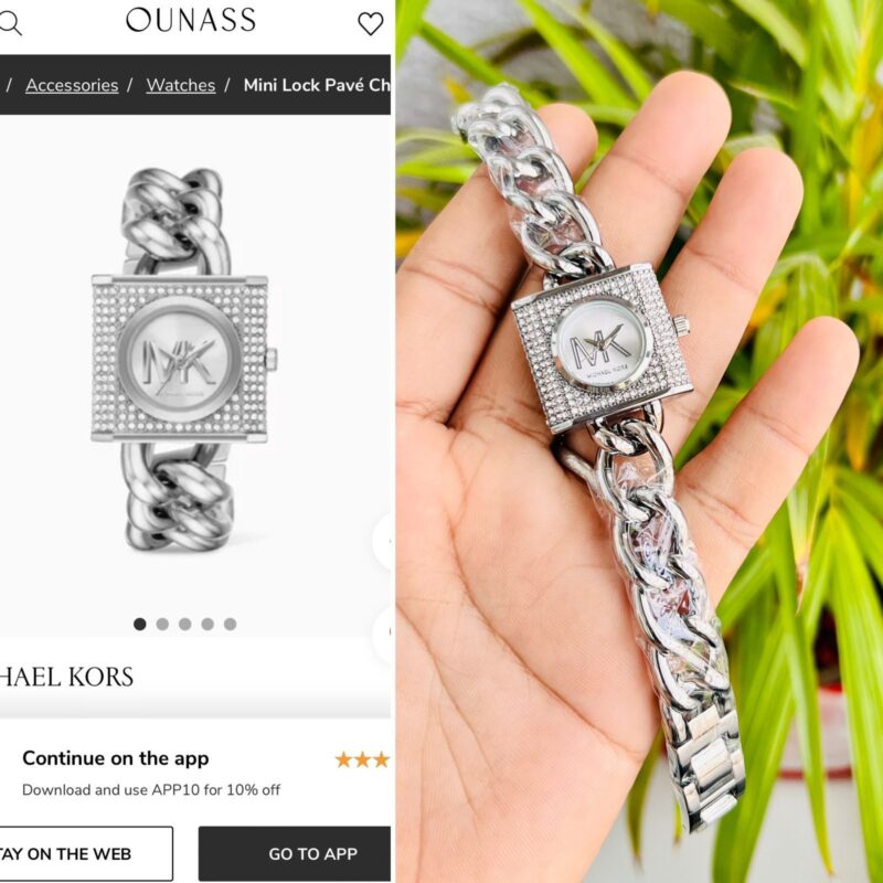 Michael Kors Lennox crystals silver - Image 3