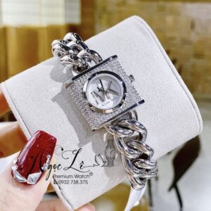 Michael Kors Lennox crystals silver
